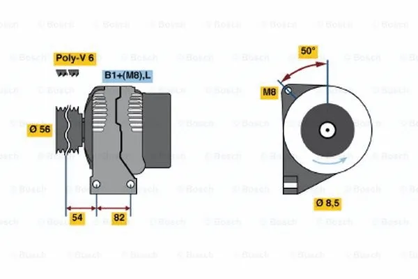 Alternator (0 124 625 025)