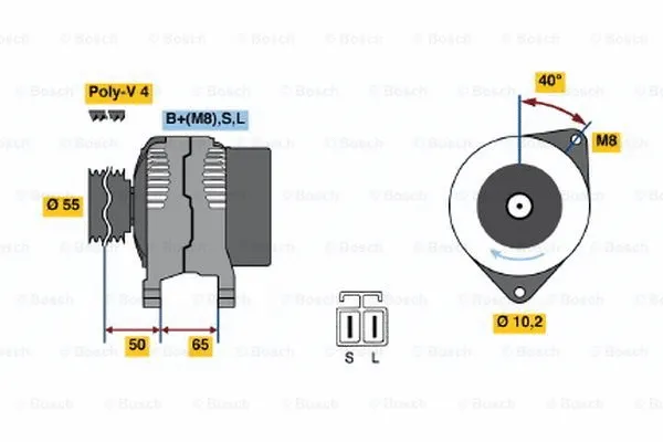 Alternator (0 123 315 018)