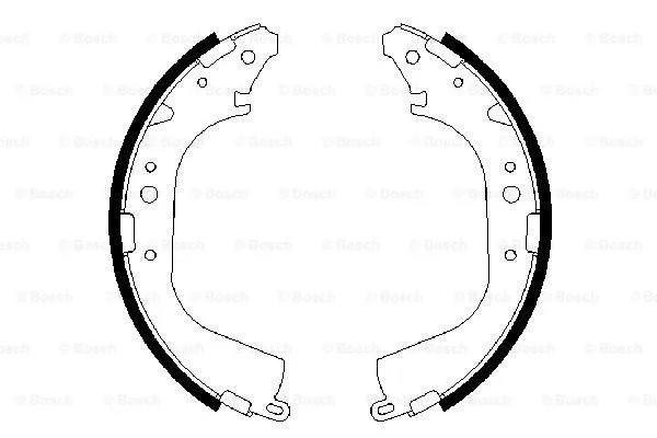 Brake Shoe Set (0 986 487 354)