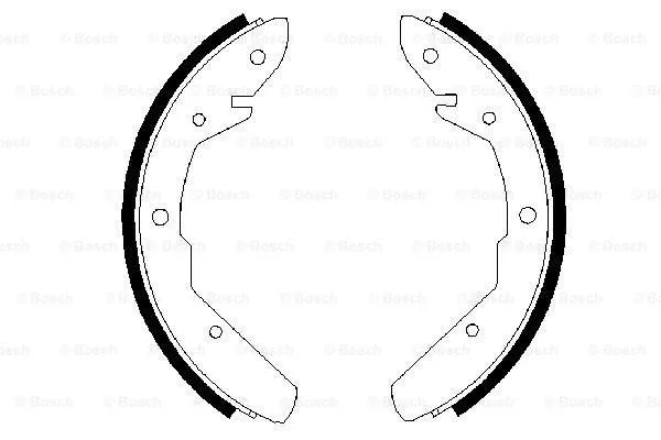 Brake Shoe Set (0 986 487 535)