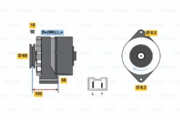 Alternator (0 986 032 740)