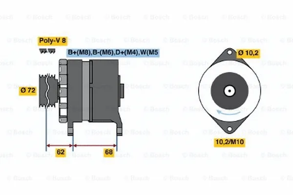 Alternator (6 033 GB3 035)