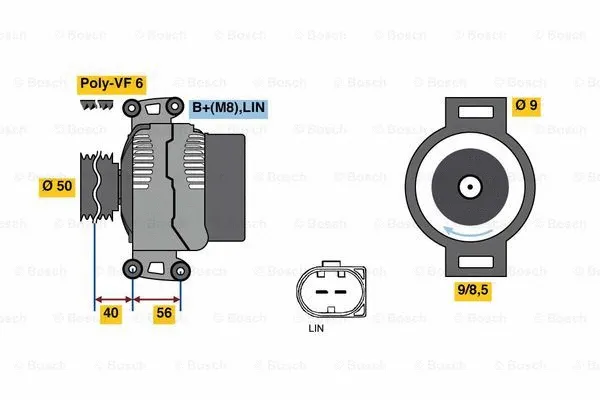 Alternator (0 121 715 129)