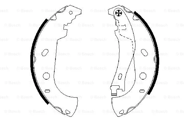 Brake Shoe Set (0 986 487 559)