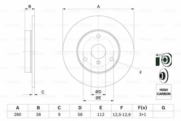 Brake Disc (0 986 478 479)