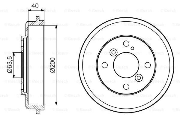Brake Drum (0 986 477 240)