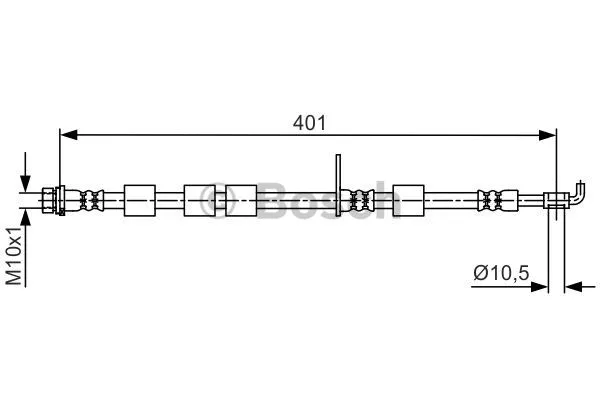 Brake Hose (1 987 481 700)