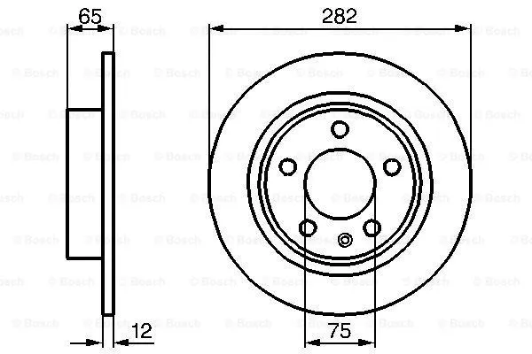 Brake Disc (0 986 478 891)