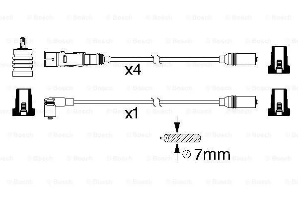 Ignition Cable Kit (0 986 356 320)