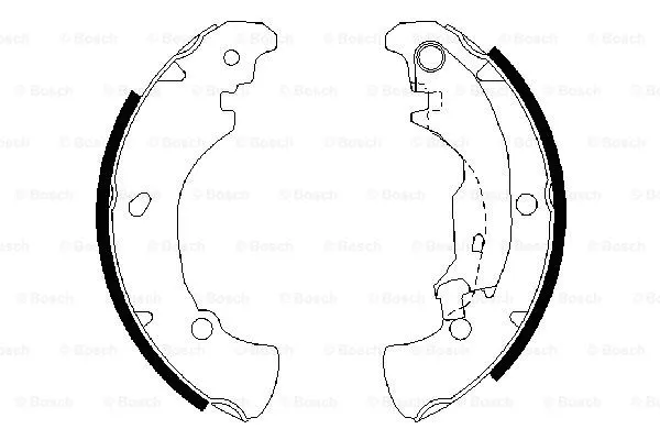 Brake Shoe Set (0 986 487 560)