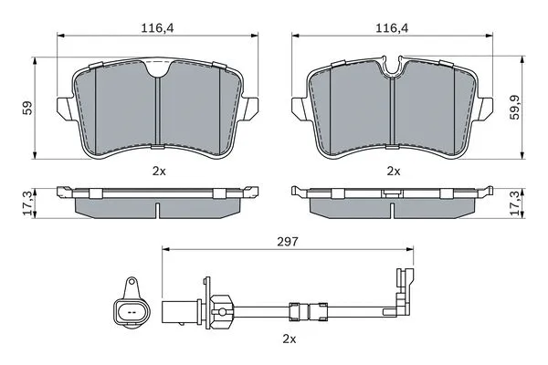 Brake Pad Set, disc brake