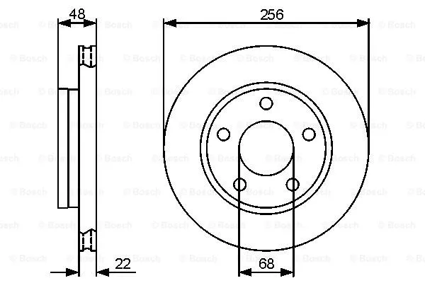 Brake Disc (0 986 479 463)
