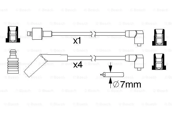 Ignition Cable Kit (0 986 357 152)