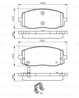 Brake Pad Set, disc brake
