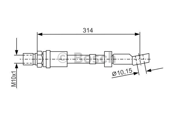 Brake Hose (1 987 476 408)
