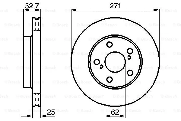 Brake Disc (0 986 478 631)