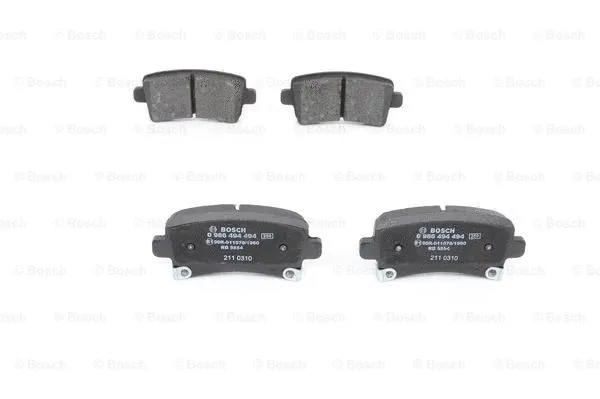 Brake Pad Set, disc brake (0 986 494 494)
