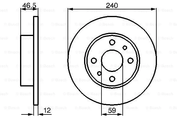 Brake Disc (0 986 478 353)
