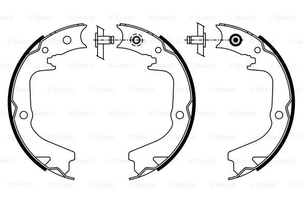 Brake Shoe Set, parking brake
