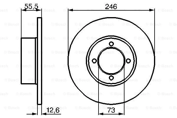 Brake Disc (0 986 478 082)