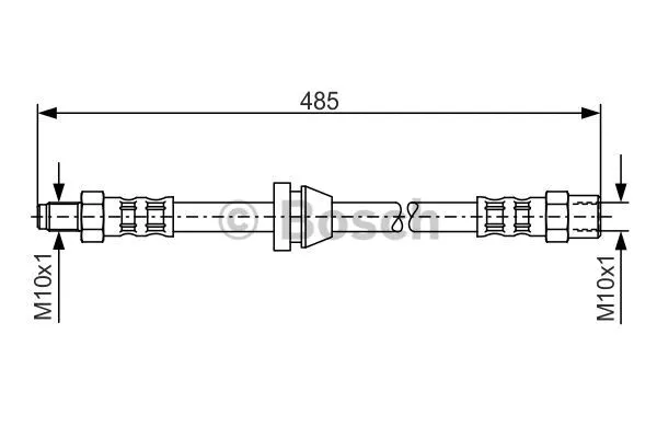 Brake Hose (1 987 476 611)