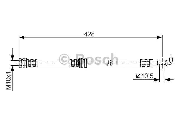 Brake Hose (1 987 476 166)