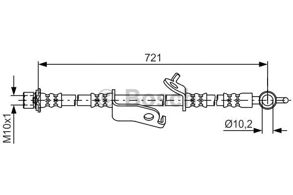 Brake Hose (1 987 481 636)