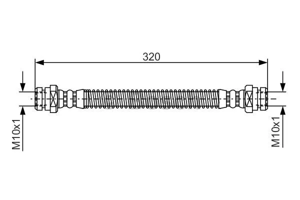 Brake Hose (1 987 476 501)