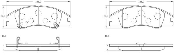 Brake Pad Set, disc brake