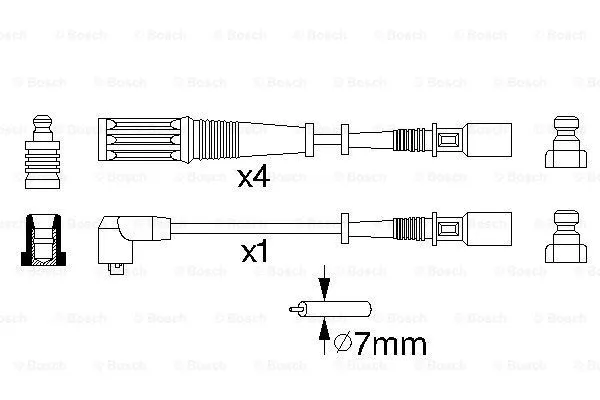 Ignition Cable Kit (0 986 357 130)