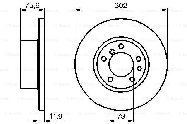 Brake Disc (0 986 478 319)