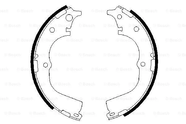 Brake Shoe Set (0 986 487 361)