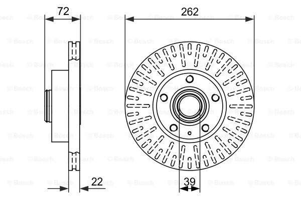Brake Disc (0 986 478 307)