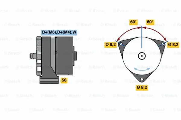 Alternator (0 120 488 224)