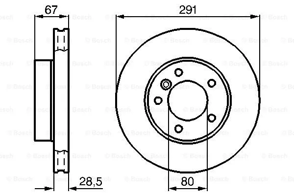 Brake Disc (0 986 478 691)