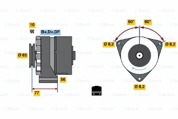 Alternator (0 986 030 170)