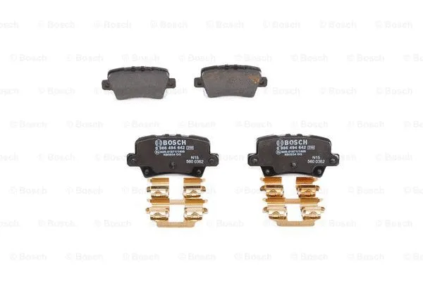 Brake Pad Set, disc brake (0 986 494 642)