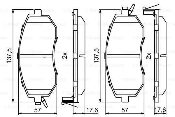 Brake Pad Set, disc brake
