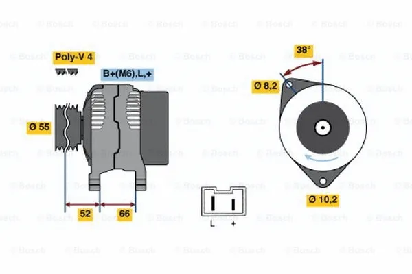 Alternator (0 986 039 991)
