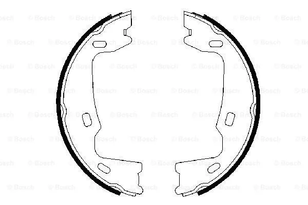 Brake Shoe Set, parking brake
