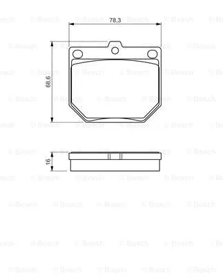 Brake Pad Set, disc brake (0 986 494 579)