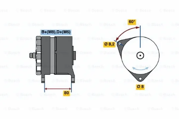 Alternator (0 120 469 913)