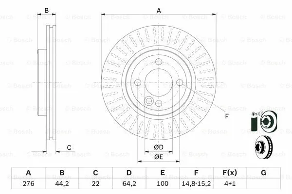 Brake Disc (0 986 478 606)
