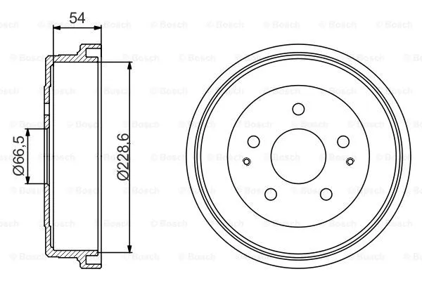 Brake Drum (0 986 477 230)