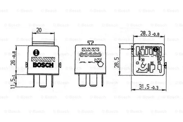 Relay, main current