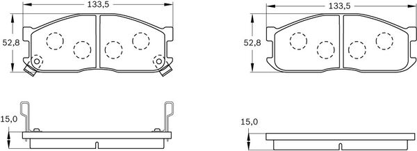 Brake Pad Set, disc brake