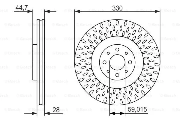 Brake Disc (0 986 479 648)