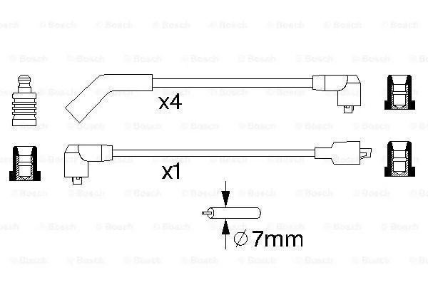 Ignition Cable Kit (0 986 356 701)