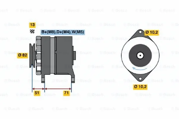 Alternator (0 120 468 130)
