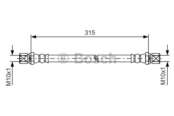 Brake Hose (1 987 476 263)